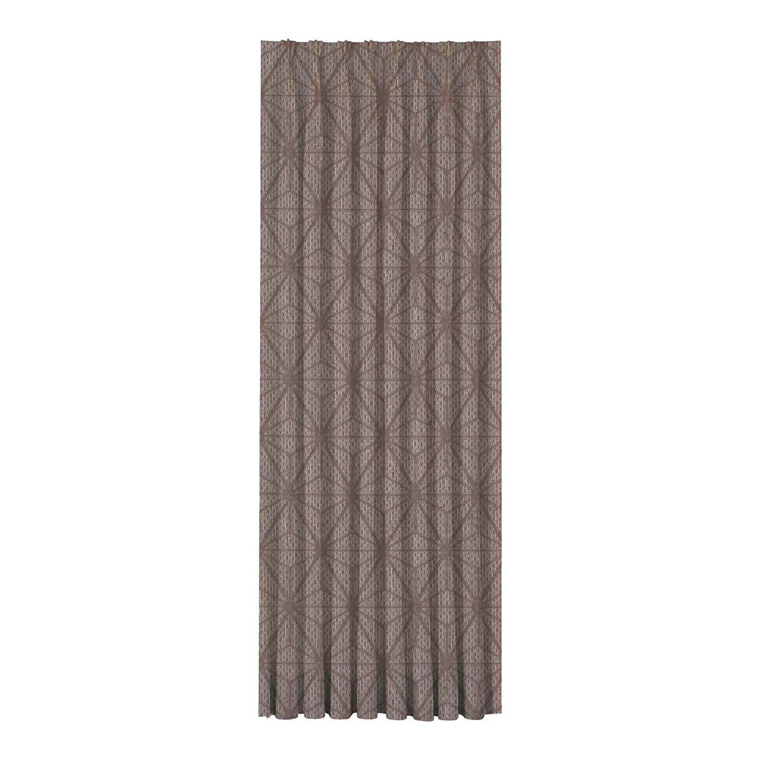 Taç Manger Fon Perde Kahverengi ( Max Yükseklik : 284 cm )