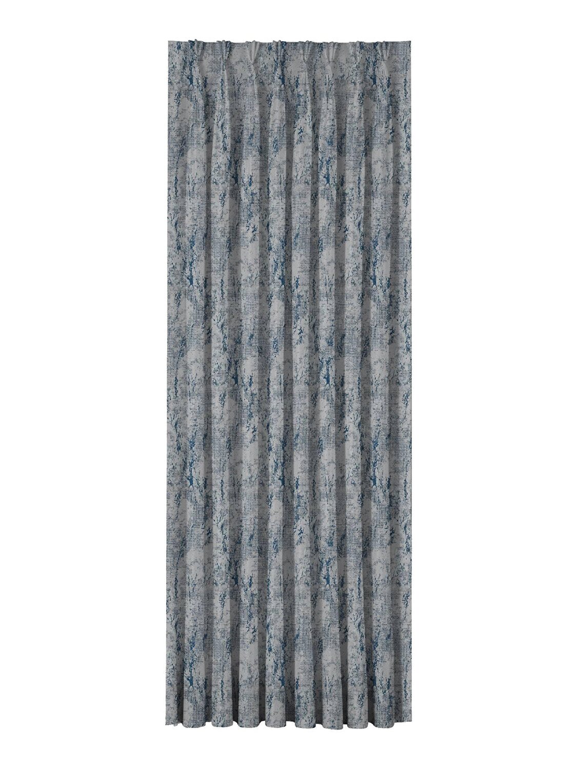 Taç Sora Fon Perde Lacivert Gri ( Max Yükseklik : 295 cm )