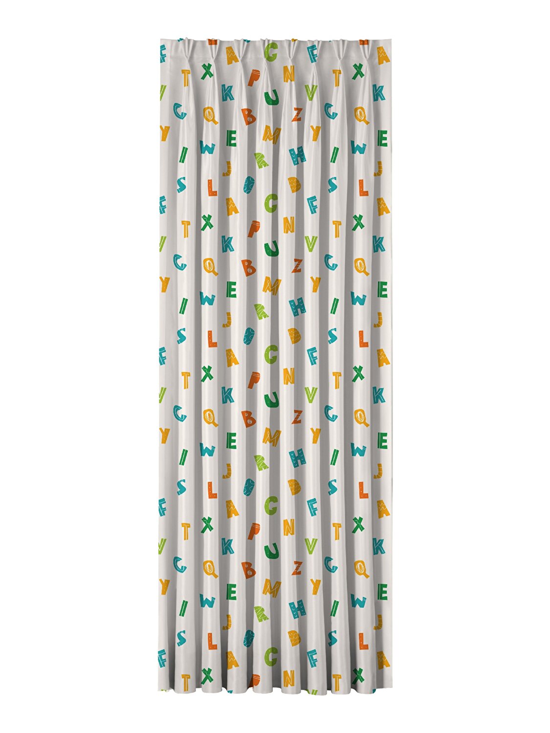 Taç Akaj Fon Perde Renkli ( Max Yükseklik : 280 cm )