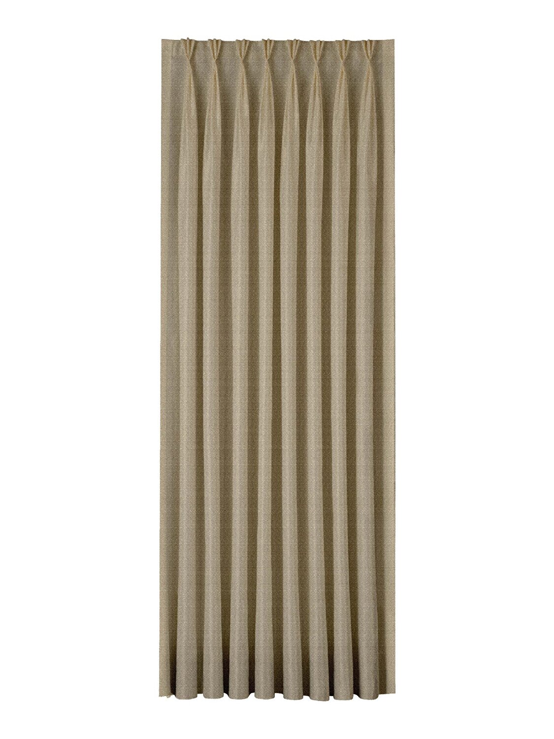 Taç Memph Fon Perde Bej ( Max Yükseklik : 278 cm )