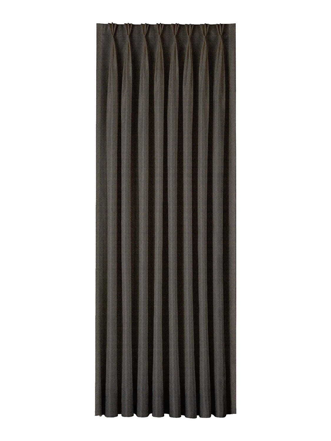 Taç Memph Fon Perde Siyah-Gold ( Max Yükseklik : 278 cm )