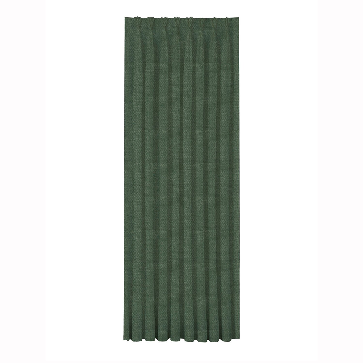 Taç Flan Fon Perde Yeşil ( Max Yükseklik : 290 cm )