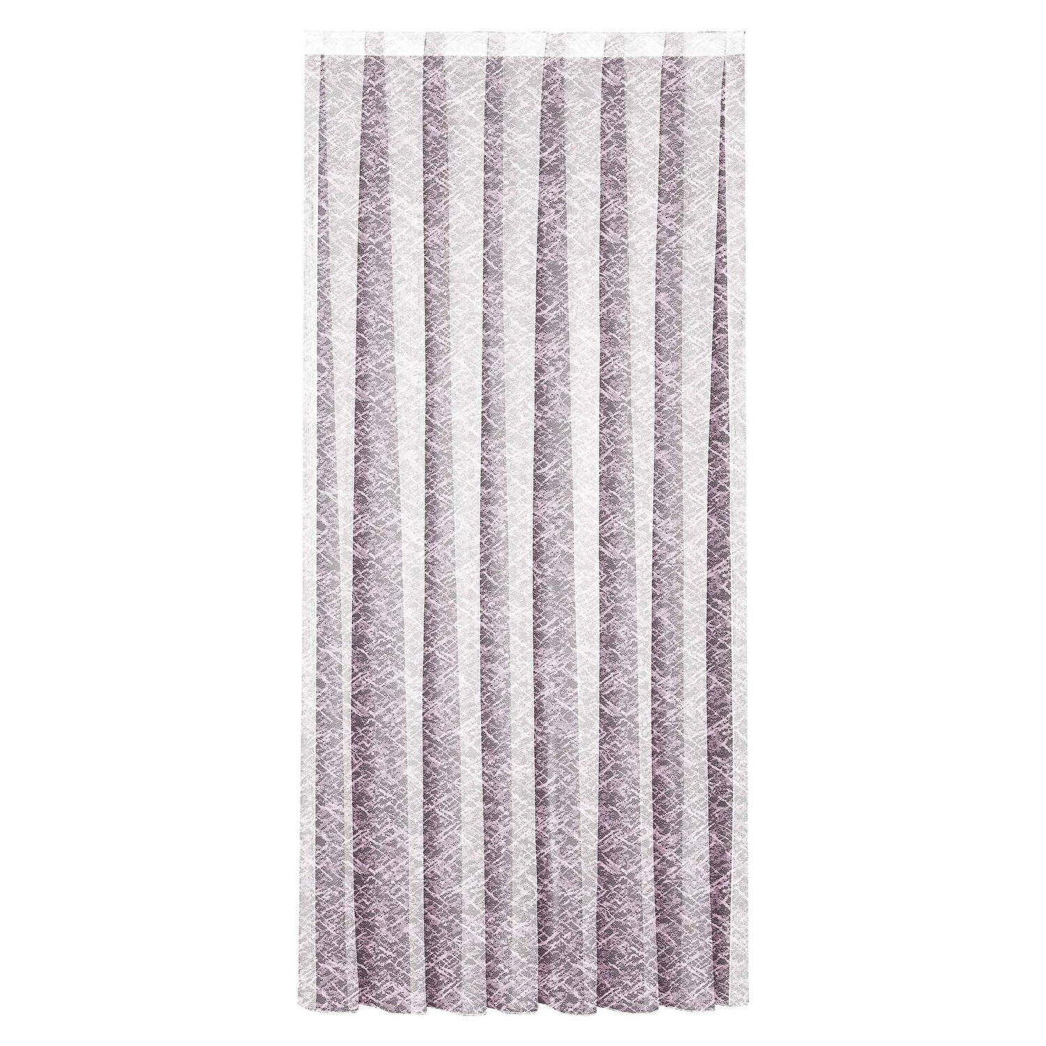 Taç Apron Tül Perde Mor ( Max Yükseklik : 265 cm )