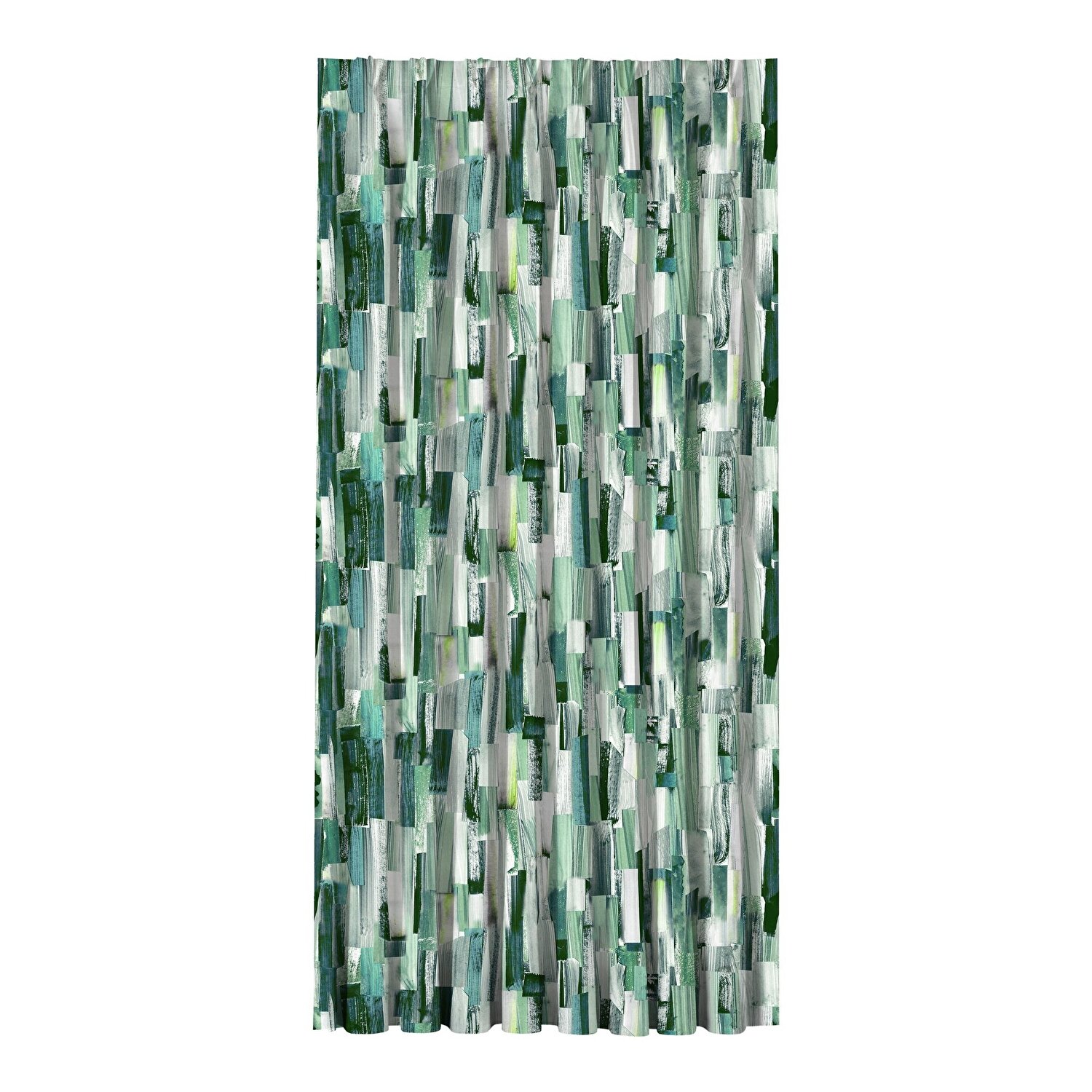 Taç Hiral Fon Perde Yeşil ( Max Yükseklik : 280 cm )