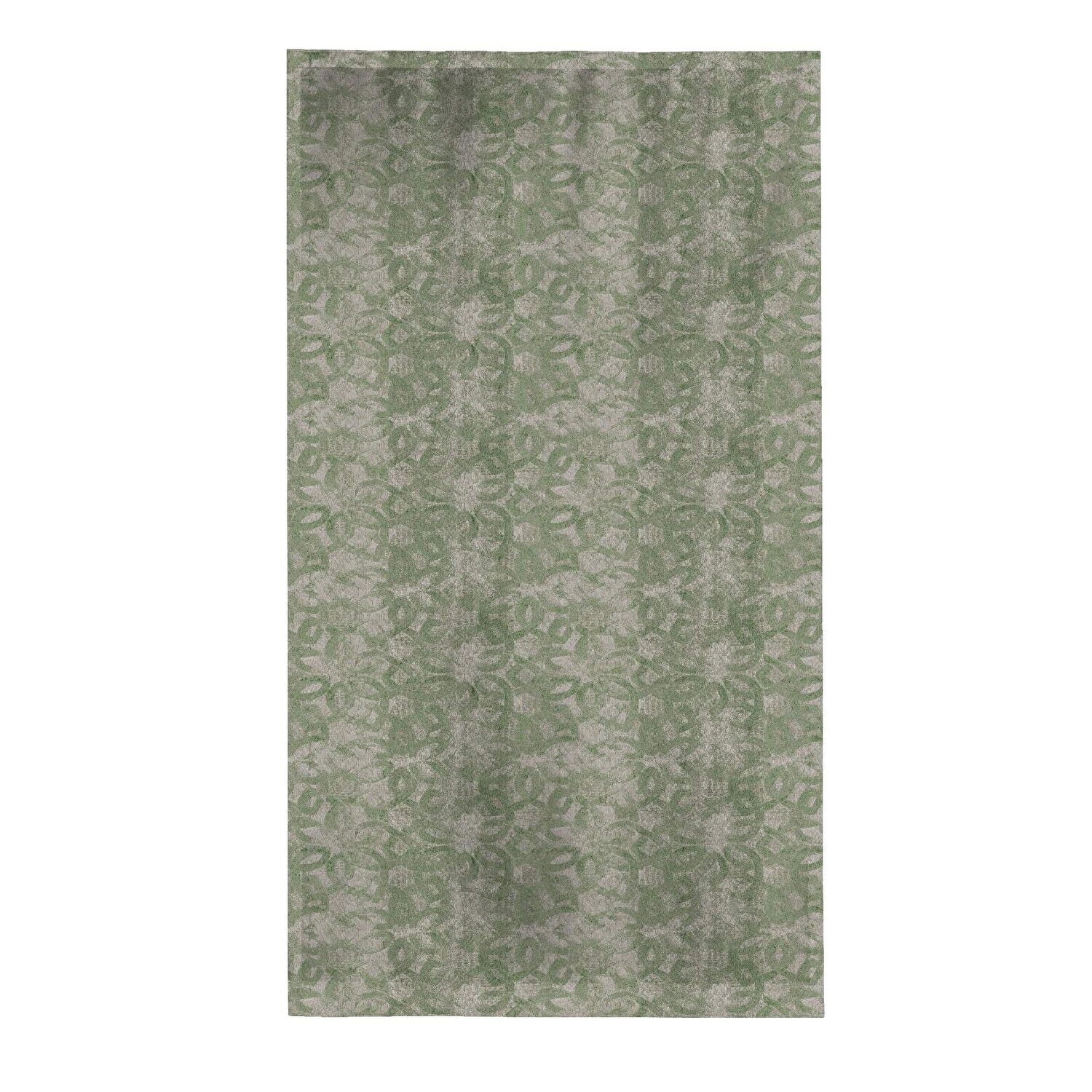 Taç Longer Fon Perde Yeşil ( Max Yükseklik : 295 cm )