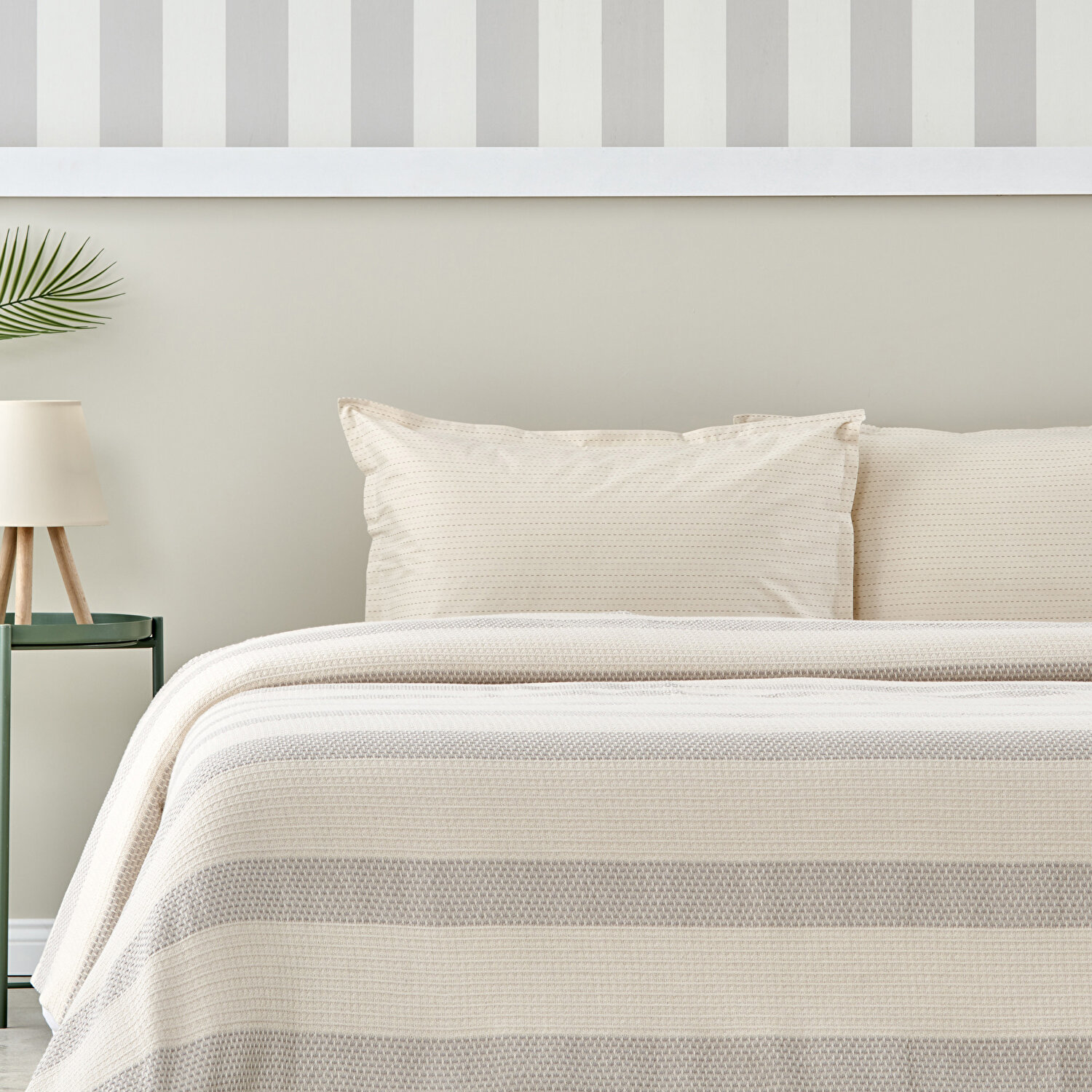 Taç Aura Tek Kişilik Softly Set Gri