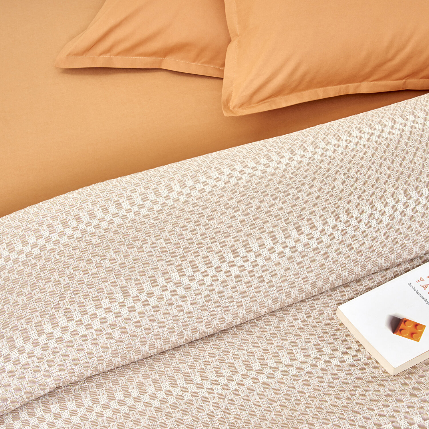 Taç Loft Çift Kişilik Softly Set Kahverengi