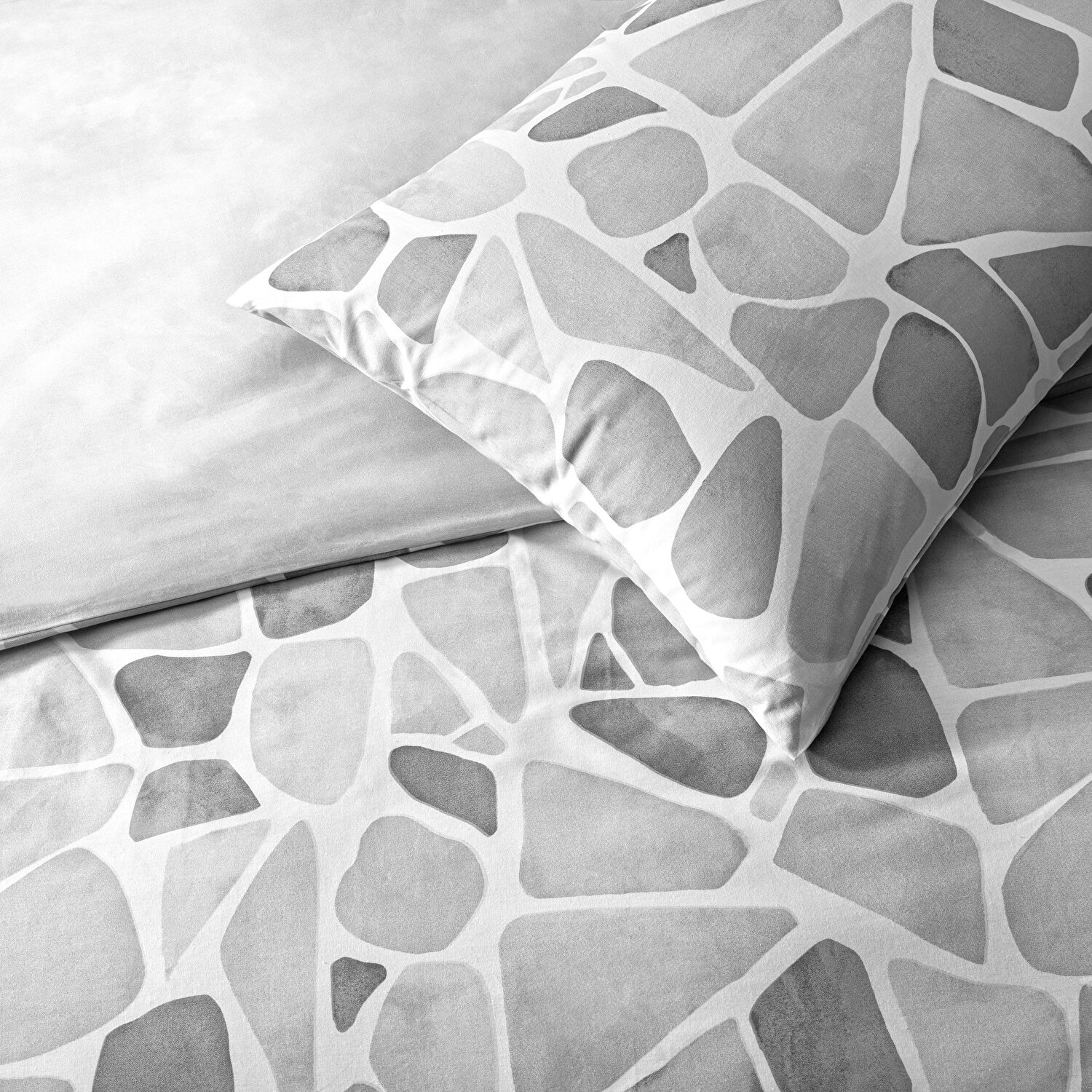 Taç Alvy Ranforce Çift Kişilikı Nevresim Takımı Gri