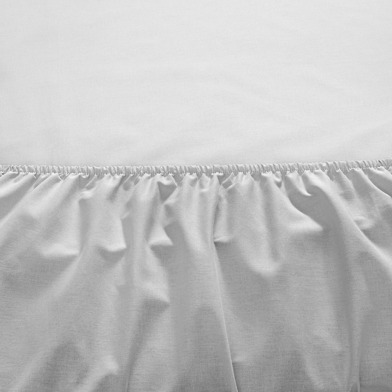 Taç Ranforce Lastikli Çift Kişilik Çarşaf Set Gri