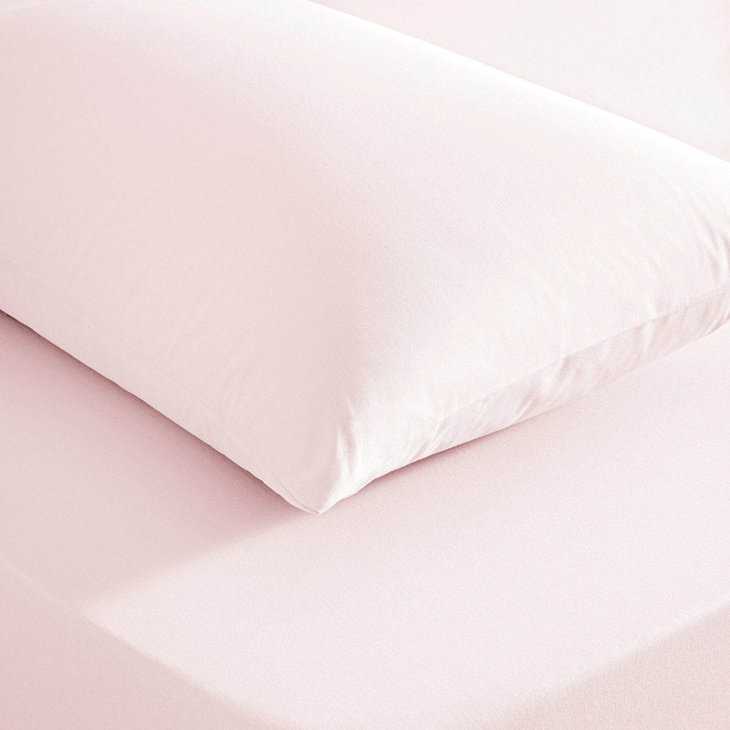 Taç Color Dreams Ranforce Çift Kişilik Çarşaf Seti Pudra