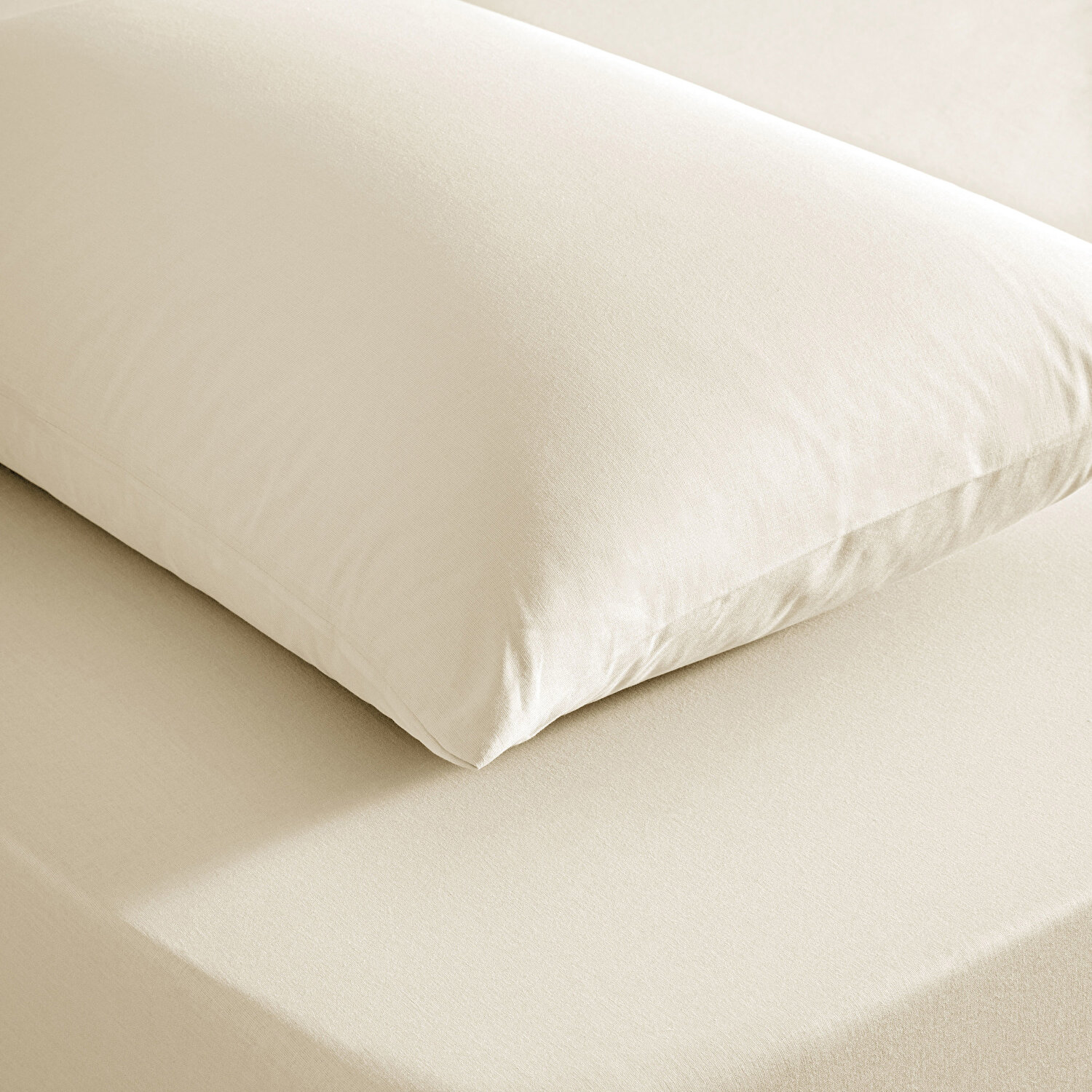 Taç Color Dreams Ranforce Çift Kişilik Çarşaf Seti Ekru