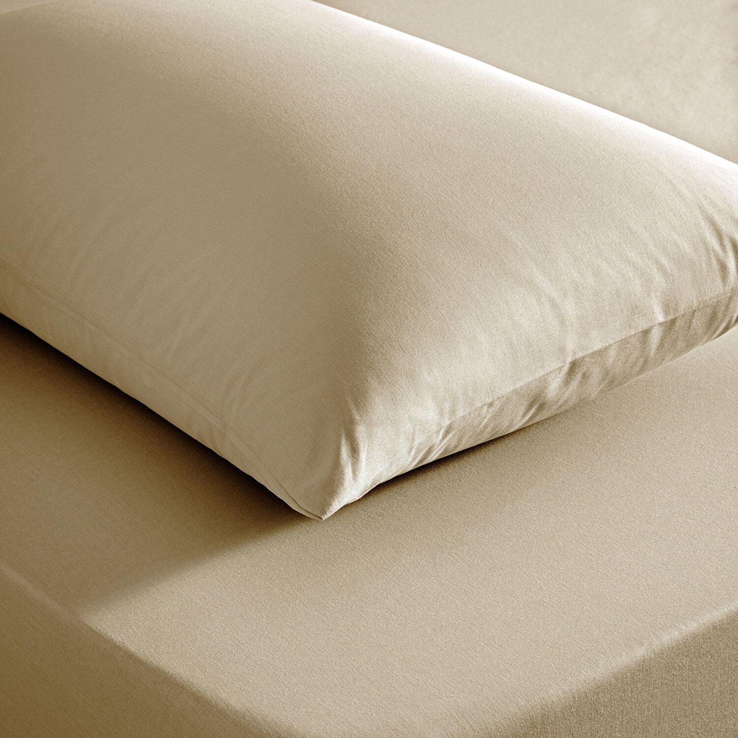 Taç Color Dreams Ranforce Çift Kişilik Çarşaf Seti Vizon