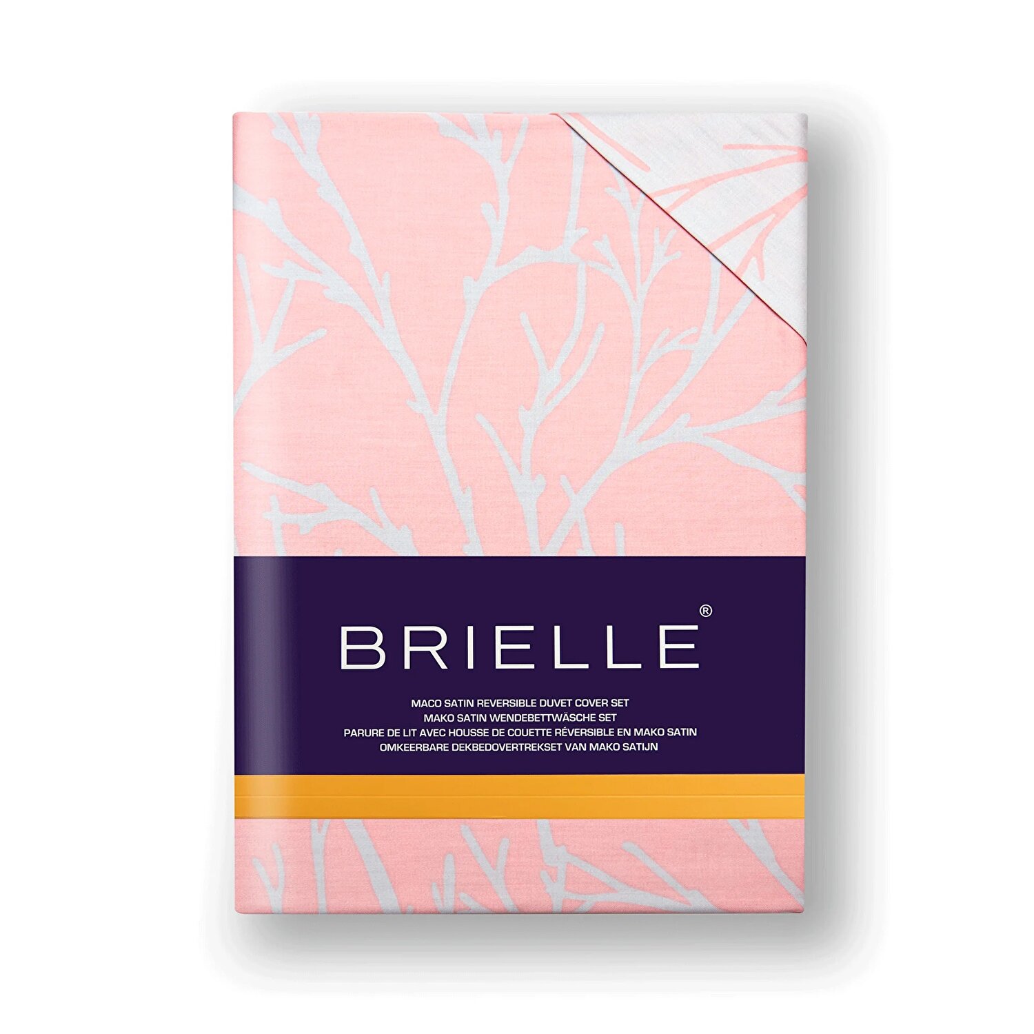 Brielle Queen Size Saten Nevresim Seti Pembe