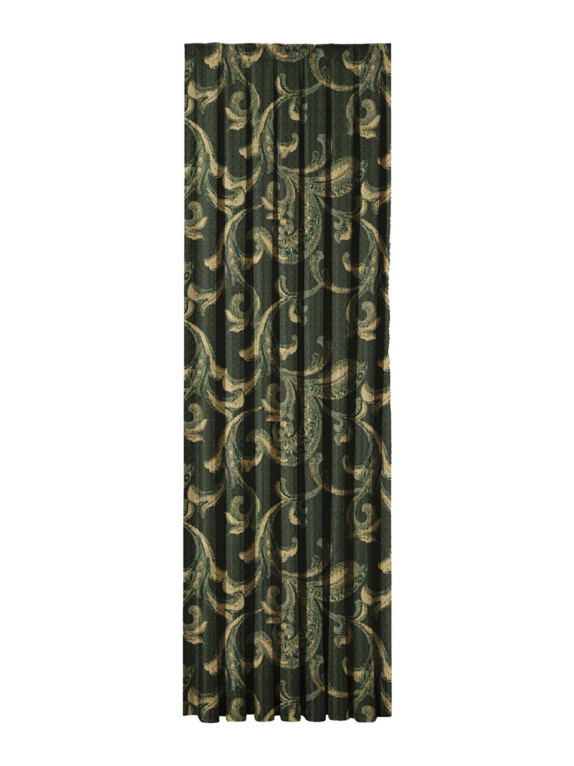 Taç Vulcano Fon Perde Yeşil ( Max Yükseklik : 300 cm )