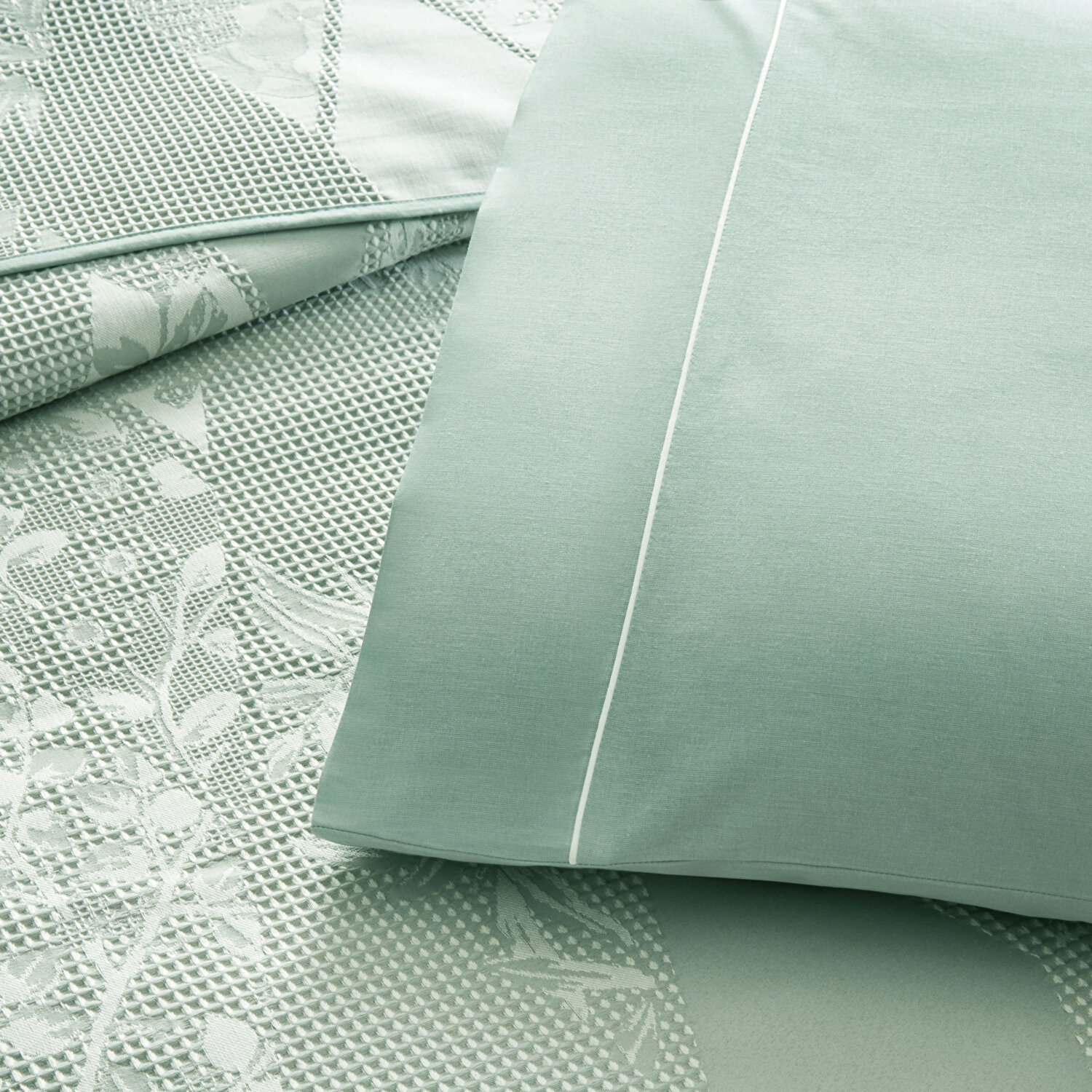 Taç Jakar Flava Tek Kişilik Pike Takımı Yeşil