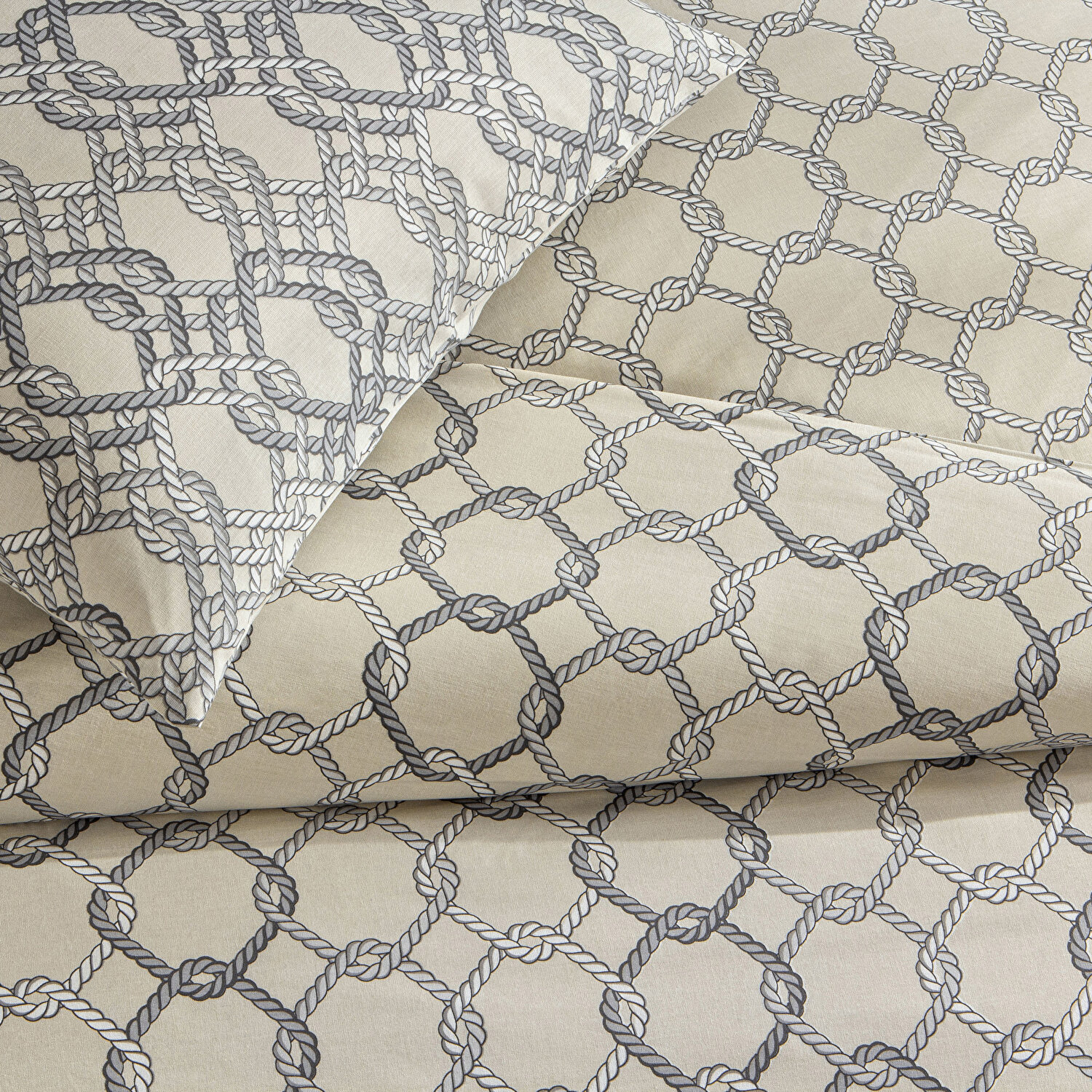 Taç Galen Ranforce Tek Kişilik Nevresim Takımı Gri