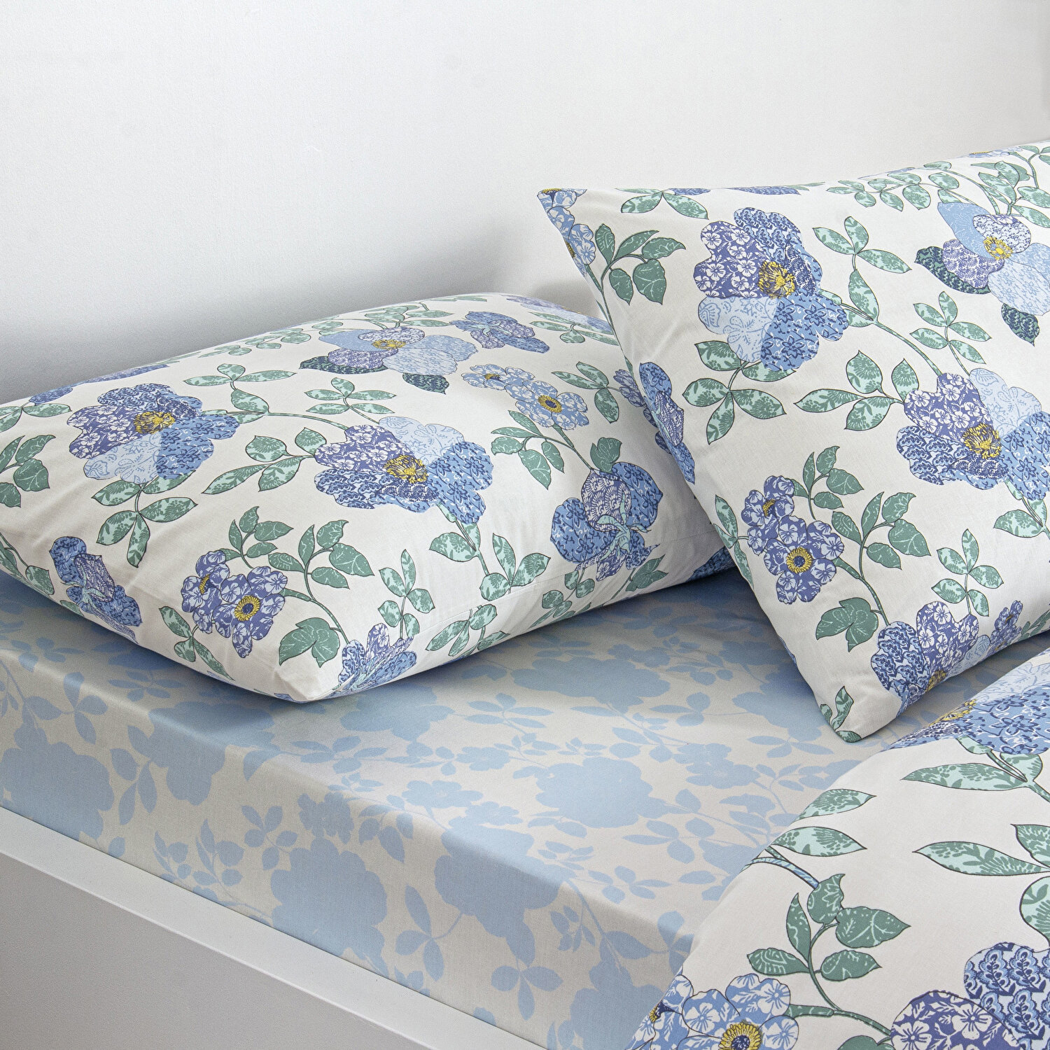 Taç Ardena Ranforce Tek Kişilik Nevresim Takımı Mavi