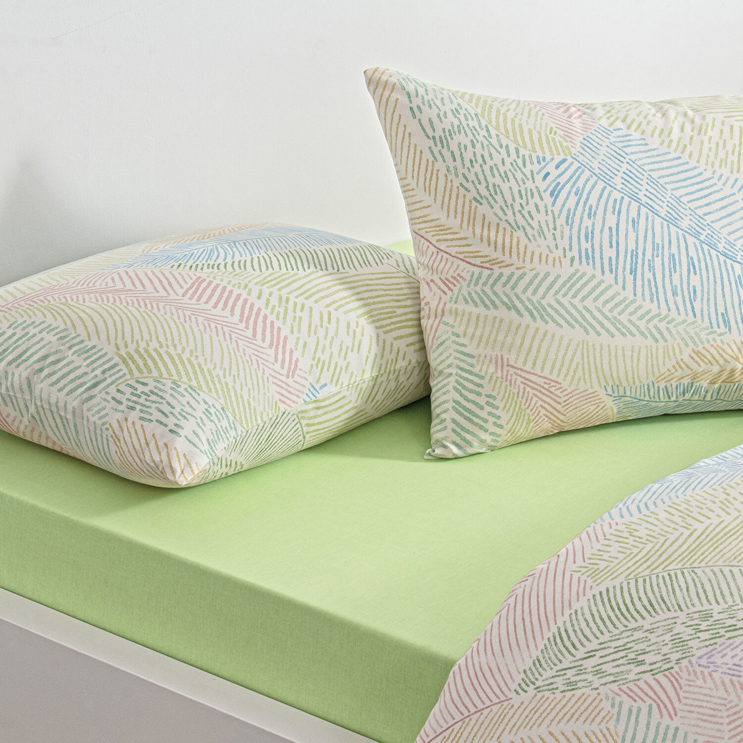 Taç Cardie Ranforce Tek Kişilik Nevresim Takımı Turkuaz