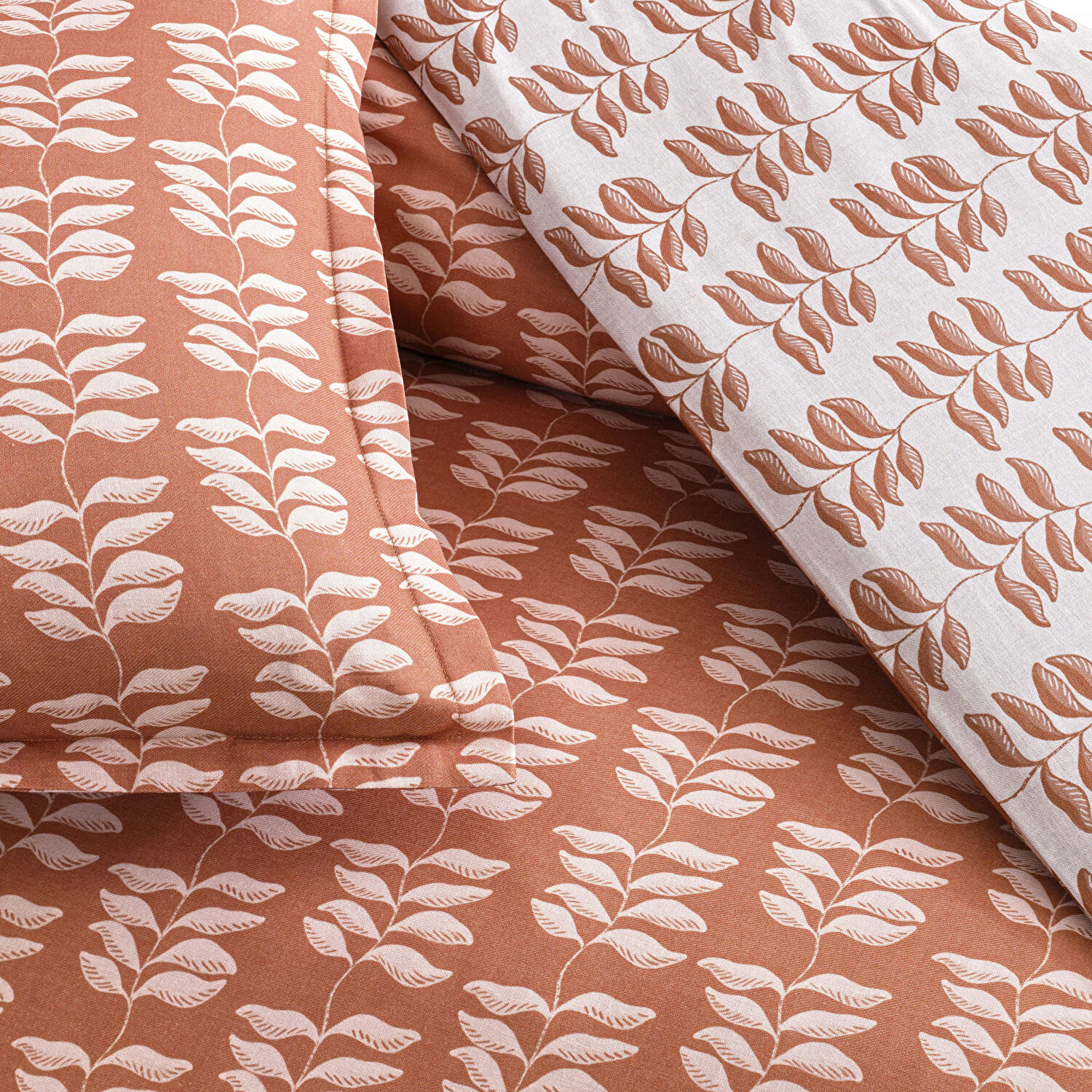 Taç Lorien Seç&Ser Çift Kişilik Nevresim Takımı Turuncu