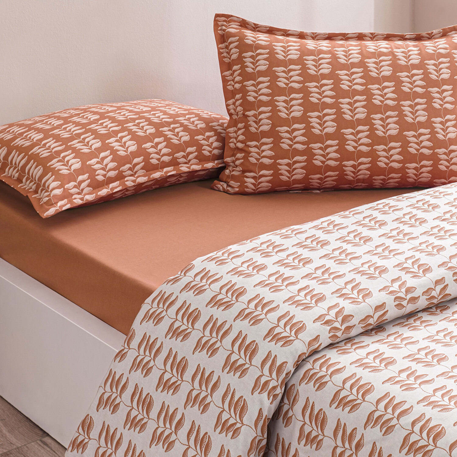 Taç Lorien Seç&Ser Çift Kişilik Nevresim Takımı Turuncu