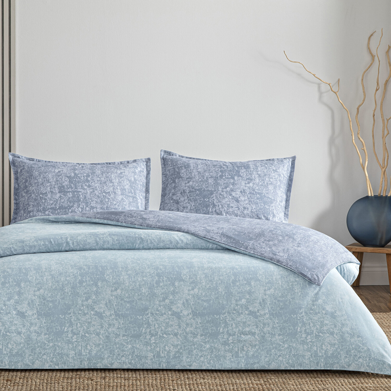 Taç Shimmer Seç&Ser Tek Kişilik Nevresim Takımı Lacivert