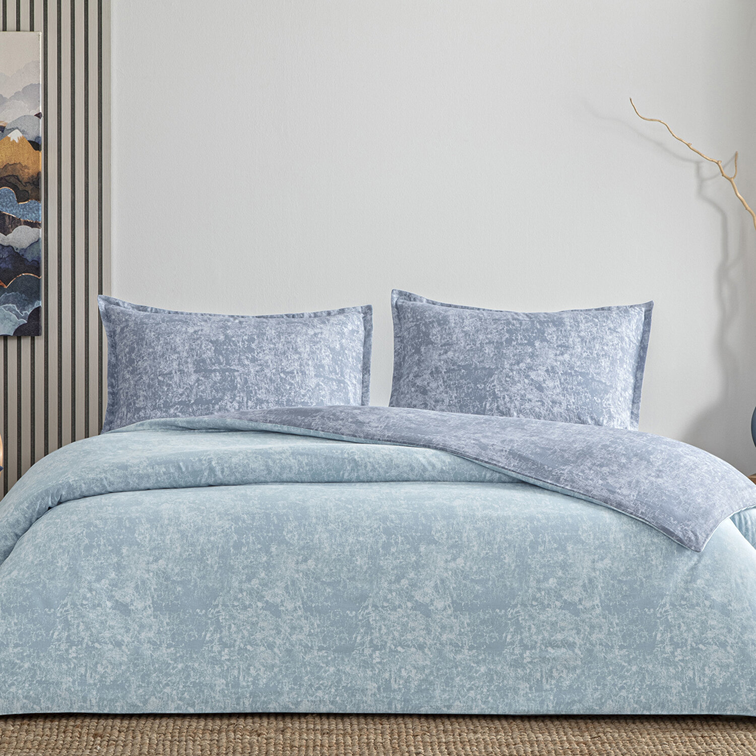 Taç Shimmer Seç&Ser Tek Kişilik Nevresim Takımı Lacivert