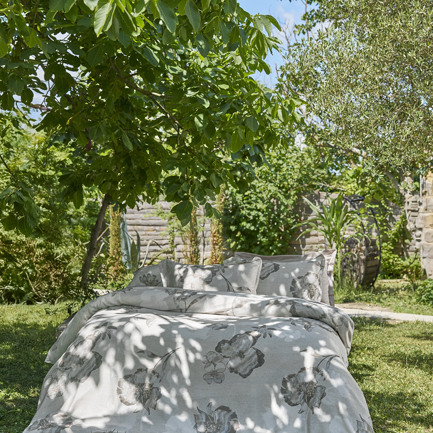 Taç Reborn Primrose Bambu Çift Kişilik Nevresim Takımı Bej