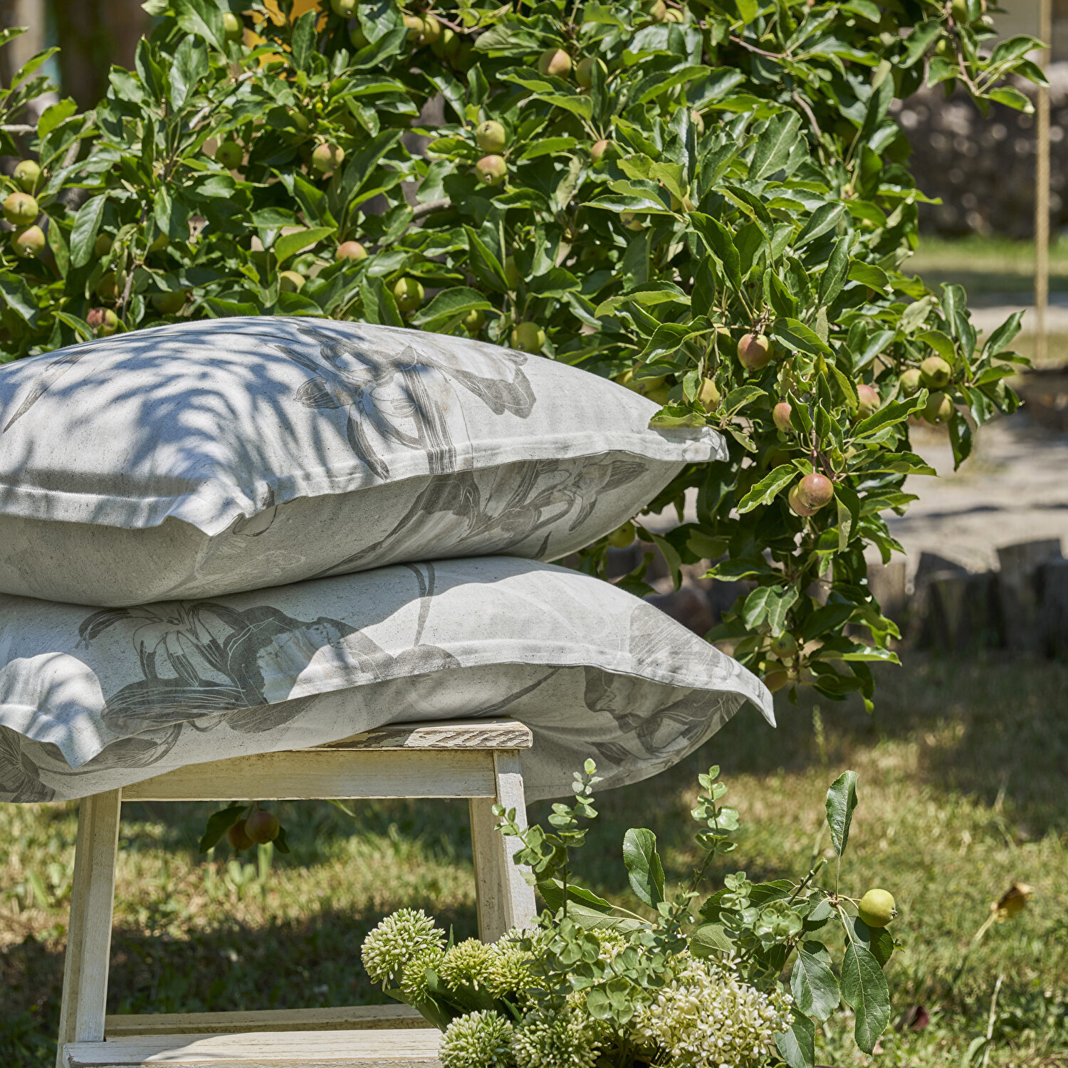 Taç Reborn Primrose Bambu Çift Kişilik Nevresim Takımı Bej