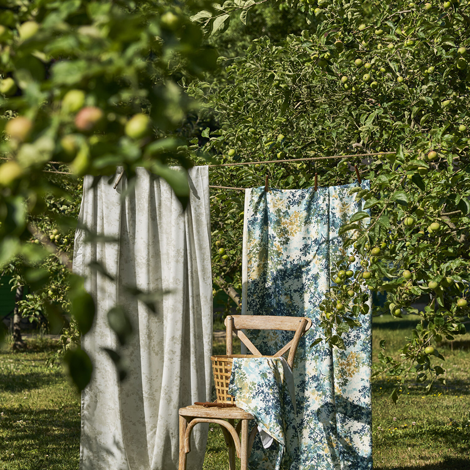 Taç Reborn Alyssa Bambu Çift Kişilik Nevresim Takımı Mavi