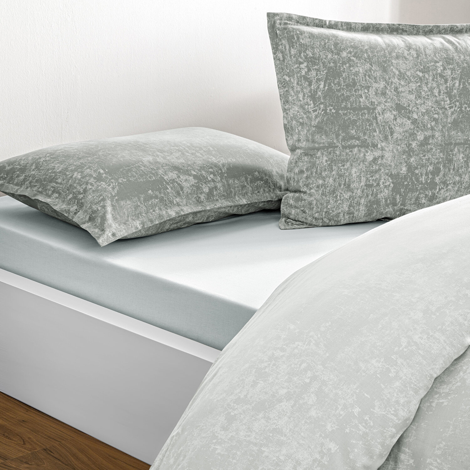 Taç Shimmer Seç&Ser Çift Kişilik Nevresim Takımı Gri