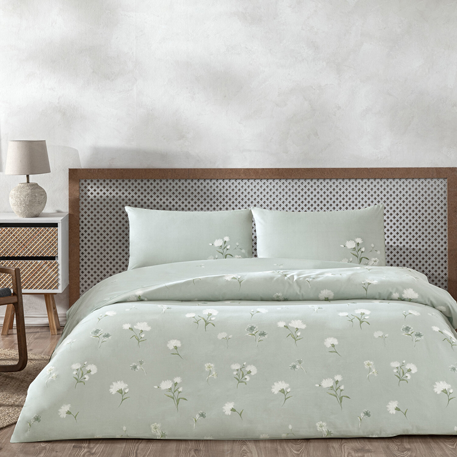 Taç Aveste Ranforce Tek Kişilik Nevresim Takımı Mavi