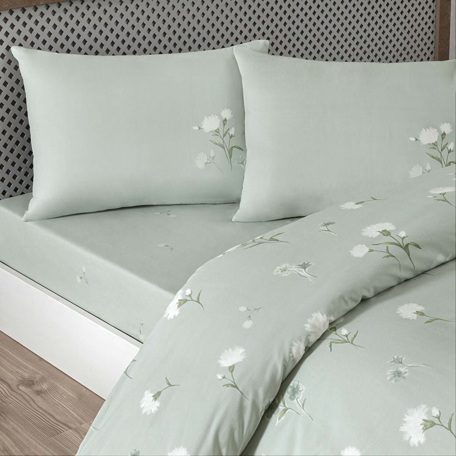 Taç Aveste Ranforce Tek Kişilik Nevresim Takımı Mavi