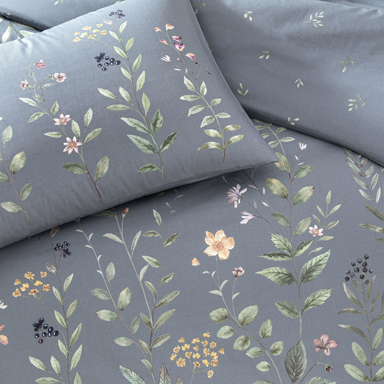 Taç Serelis Ranforce Tek Kişilik Nevresim Takımı Mavi