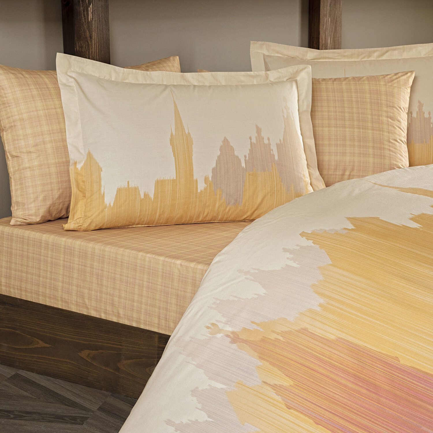 Taç Butik Alba Pamuk Percale 2'li Yastık Kılıfı Seti Turuncu