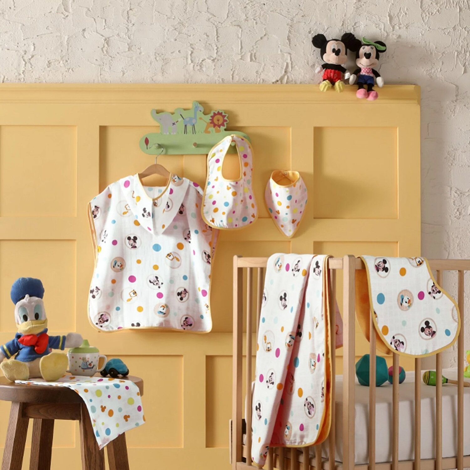 Lisanslı Disney Mickey Pamuk 90x110 cm Müslin Battaniye