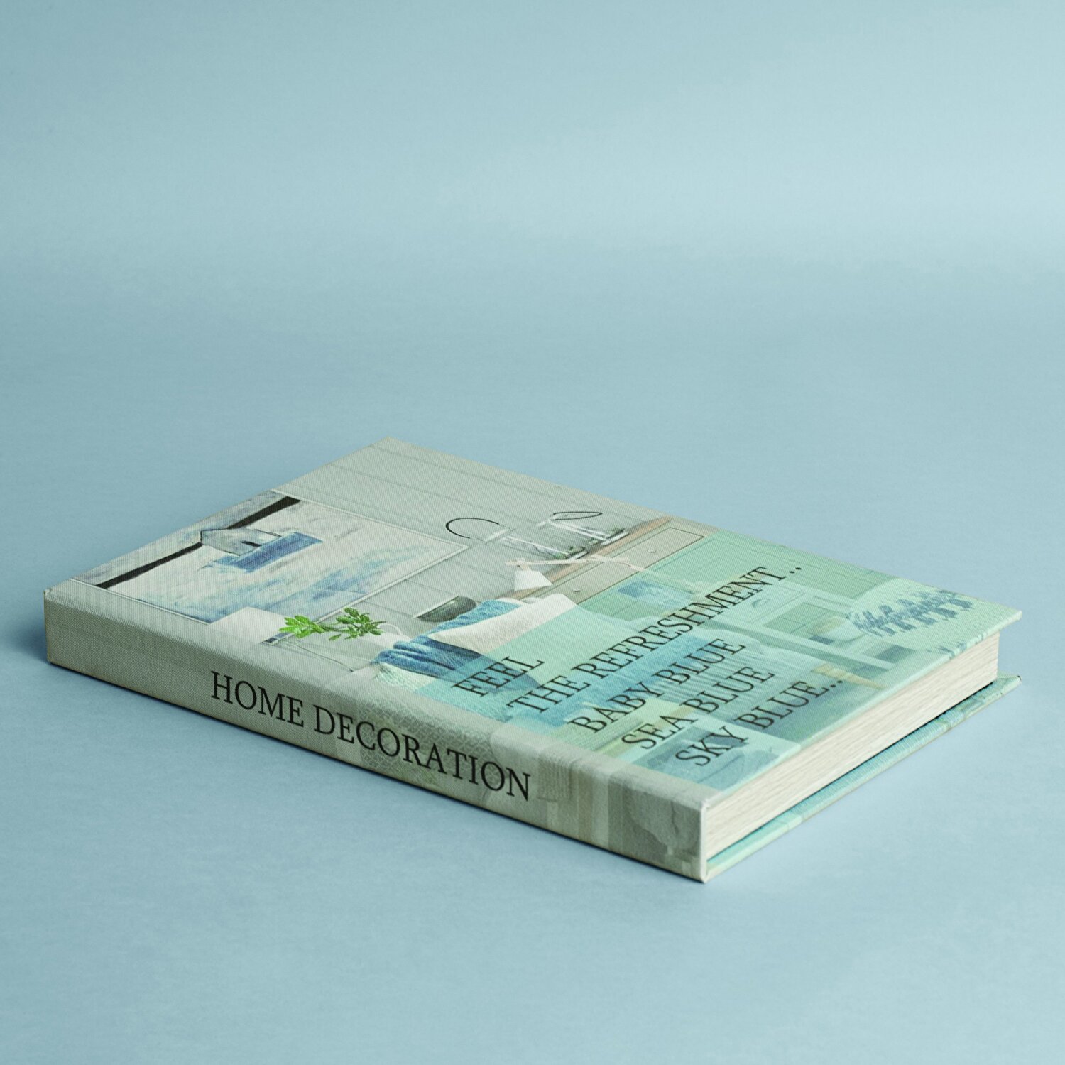 Taç Butik Dekoratif Kutu Uludağ Mavi