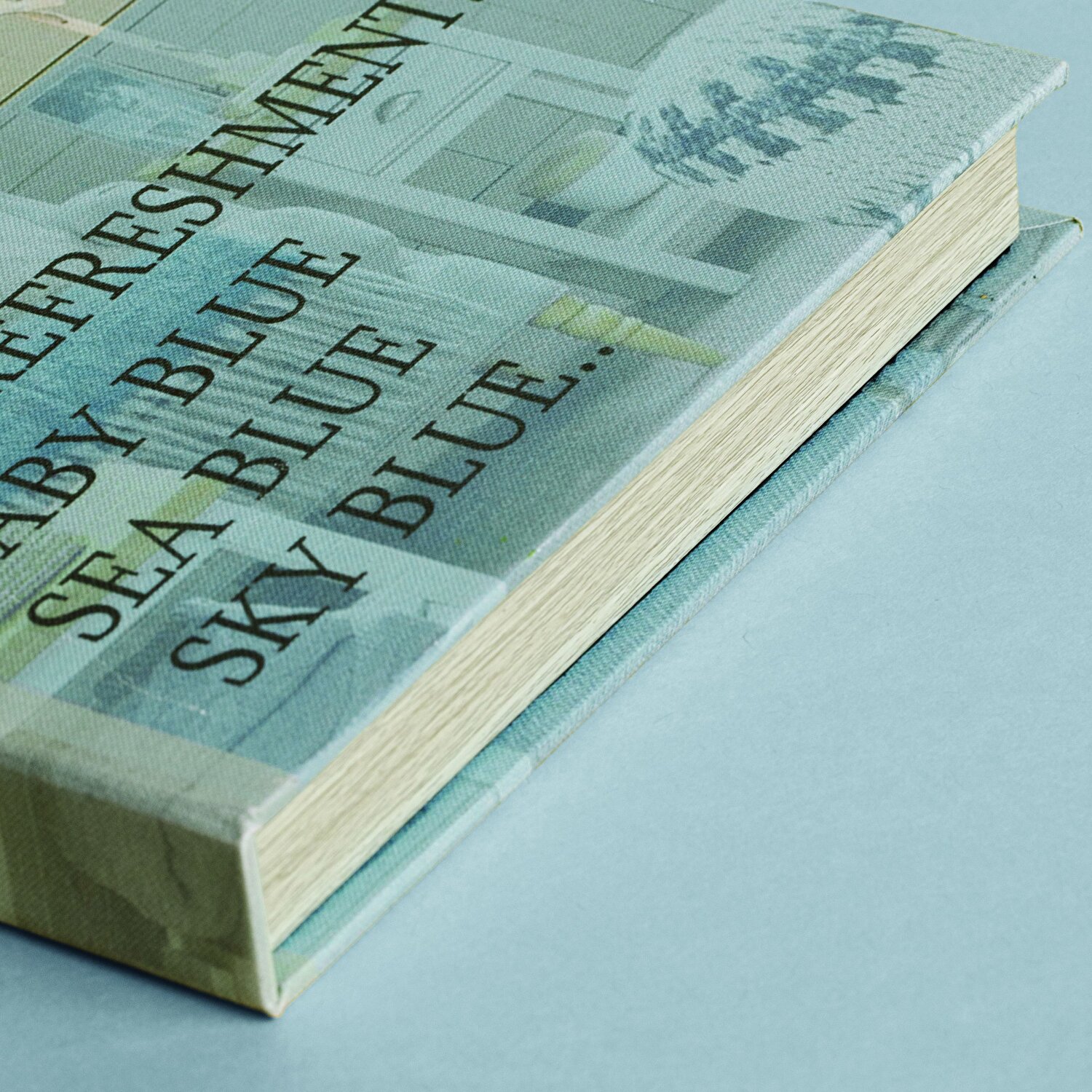 Taç Butik Dekoratif Kutu Uludağ Mavi