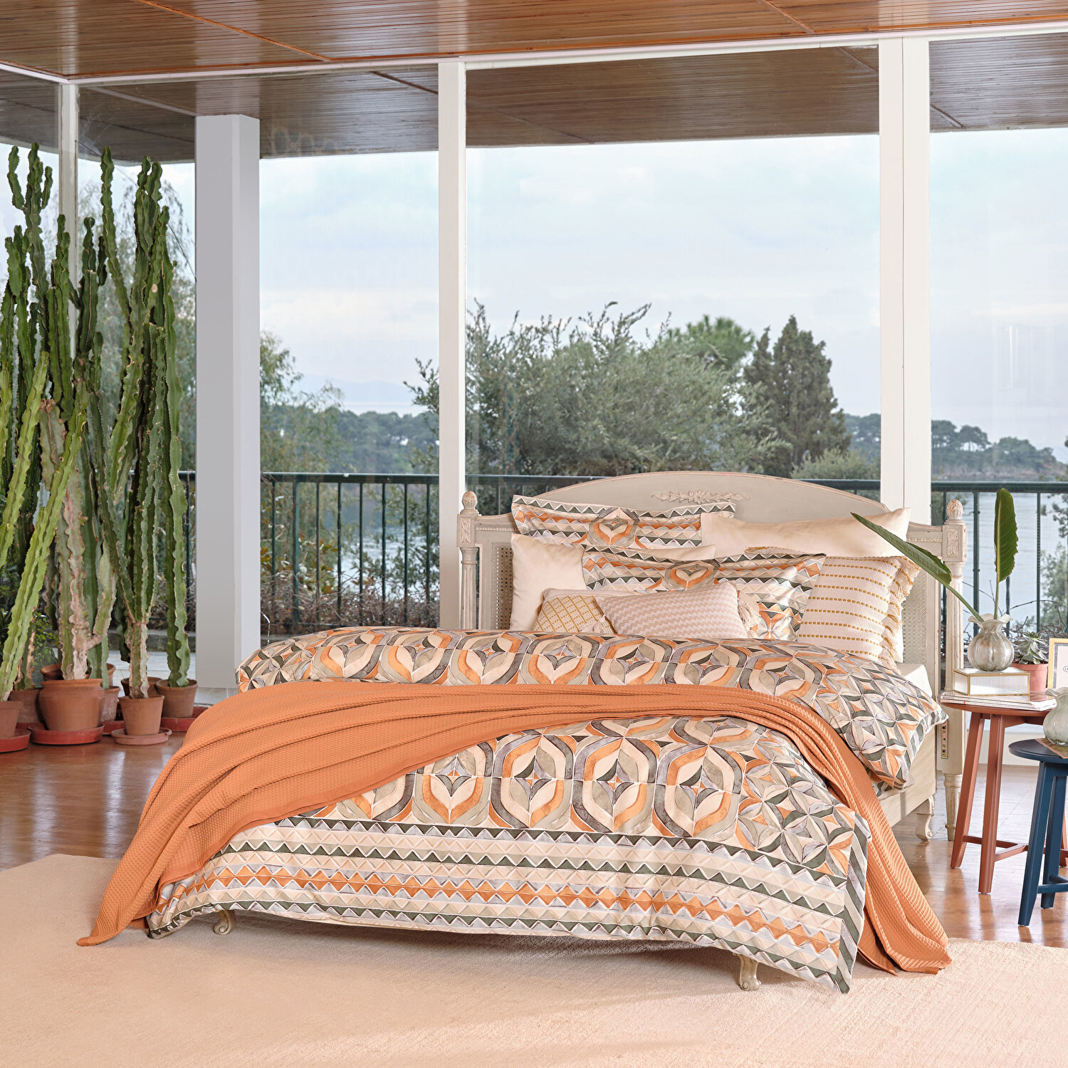 Linens Tendai 45x45 cm Kırlent Kılıfı Vizon