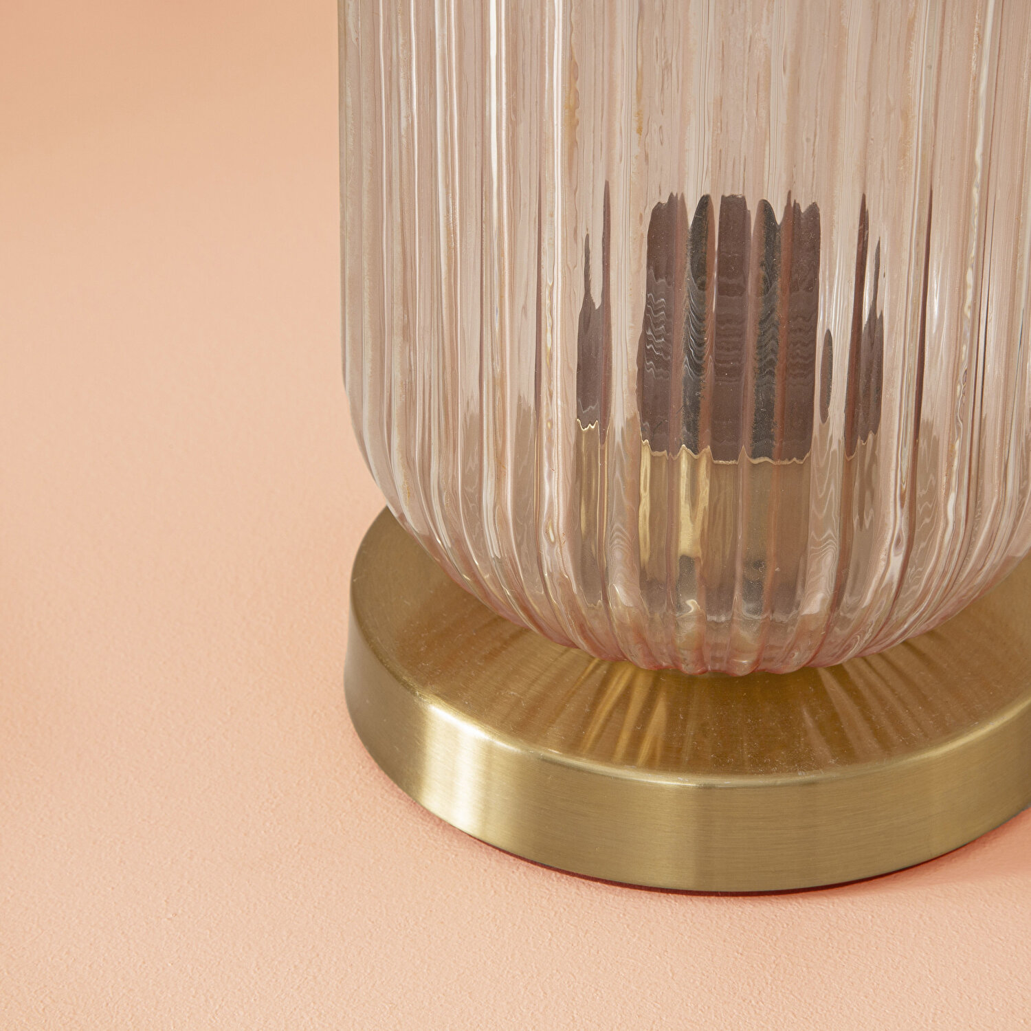 Butik Alaçatı Abajur Somon