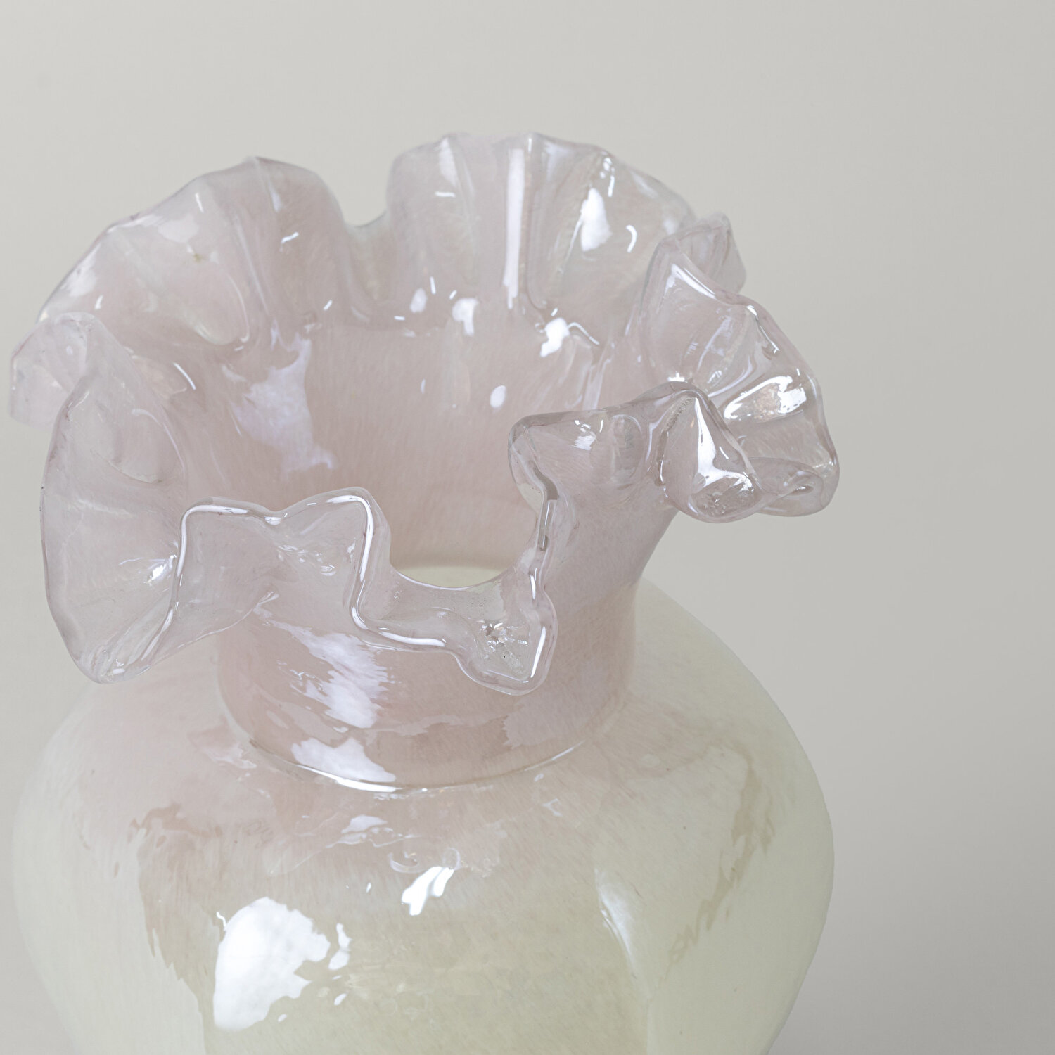 Linens Bonte 14x14x24 cm Vazo Pudra Sarı