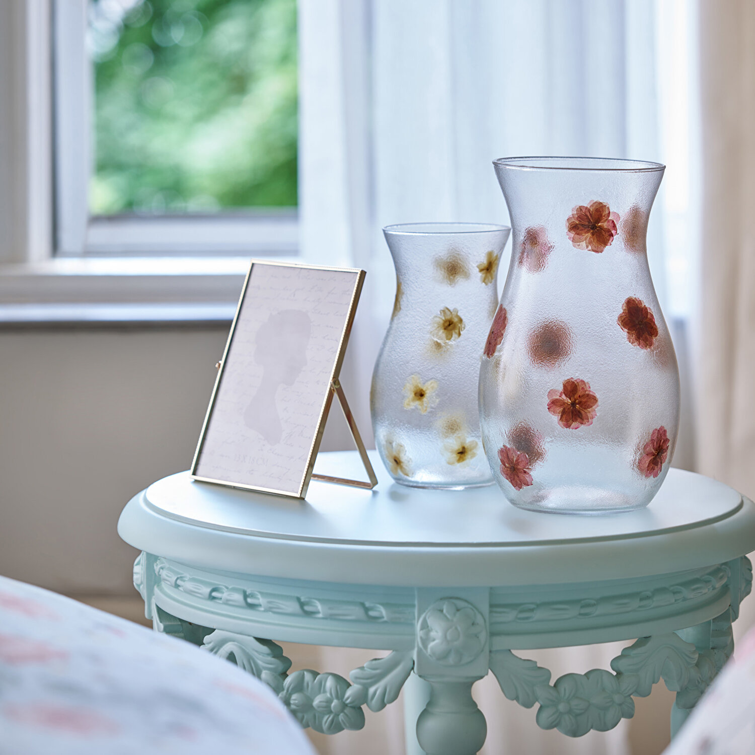 Linens Brise 12x12x20 cm Vazo Gül Kurusu