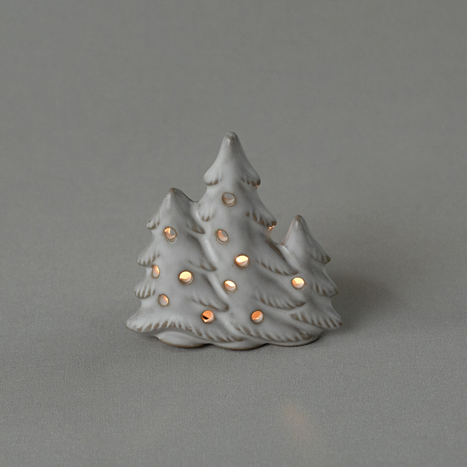 Linens Tree 8x7x9 cm Mumluk 8x7x9 cm Ekru