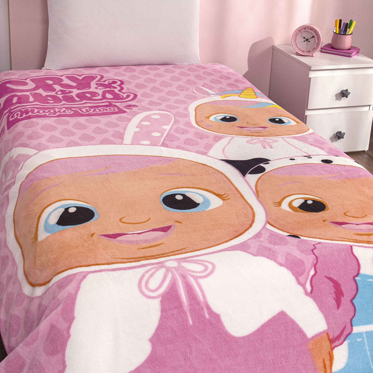 Lisanslı Cry Babies Tek Kişilik Battaniye