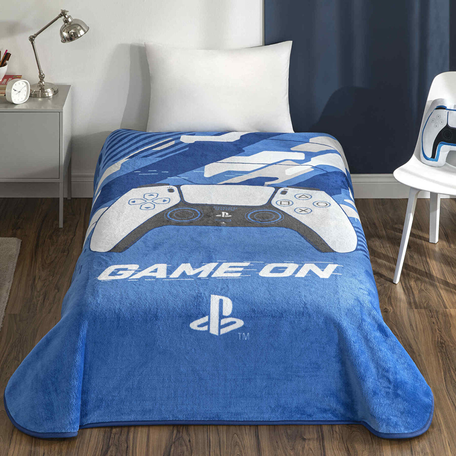 Lisanslı Playstation Tek Kişilik Battaniye