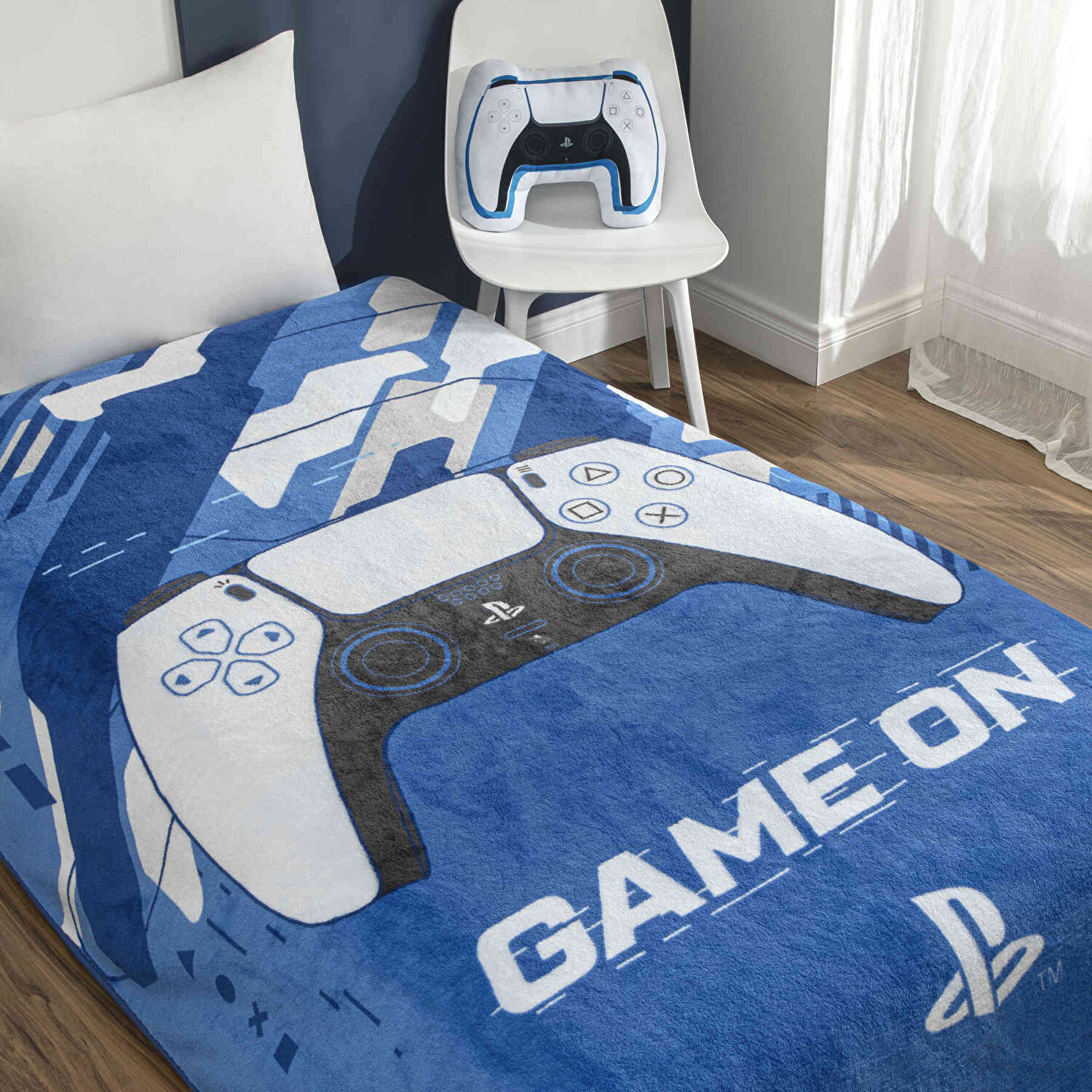 Lisanslı Playstation Tek Kişilik Battaniye