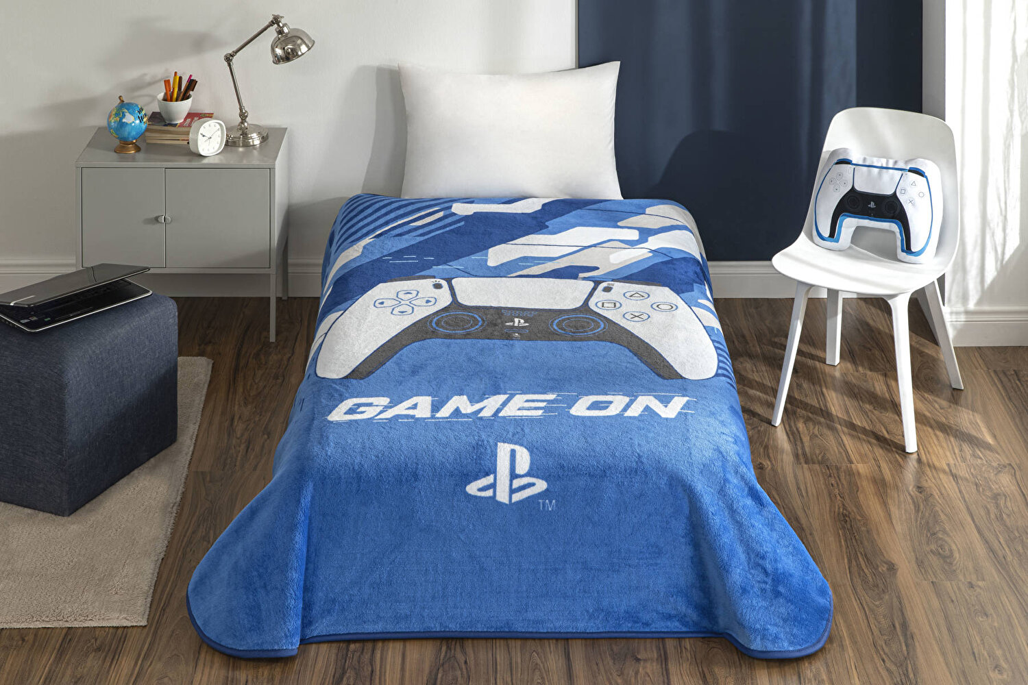 Lisanslı Playstation Tek Kişilik Battaniye