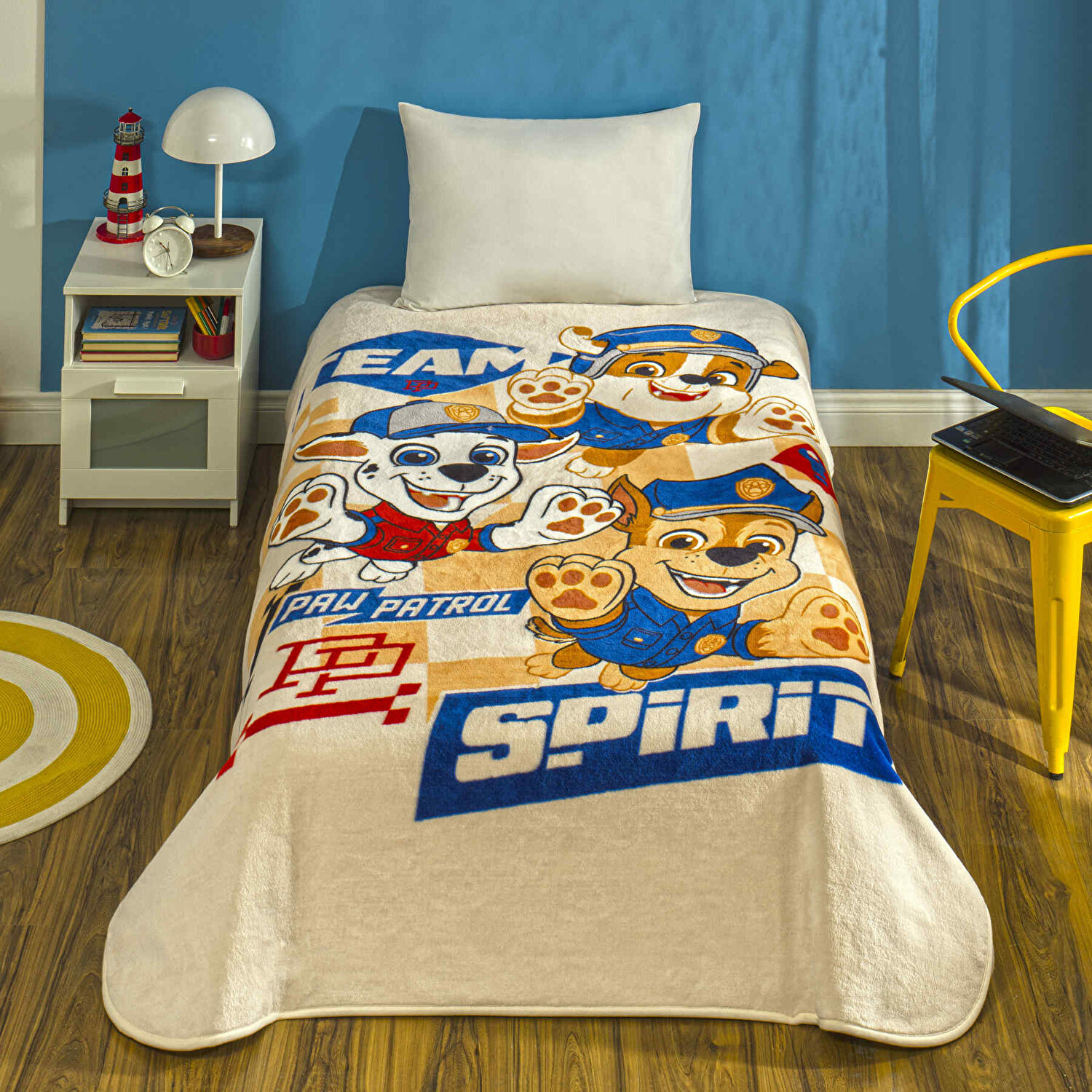 Lisanslı Paw Patrol Joy Tek Kişilik Battaniye