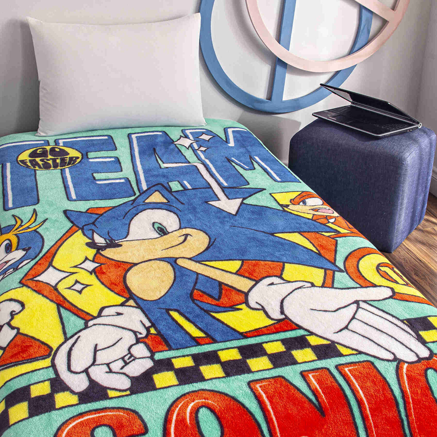 Lisanslı Sonic Modern Tek Kişilik Battaniye