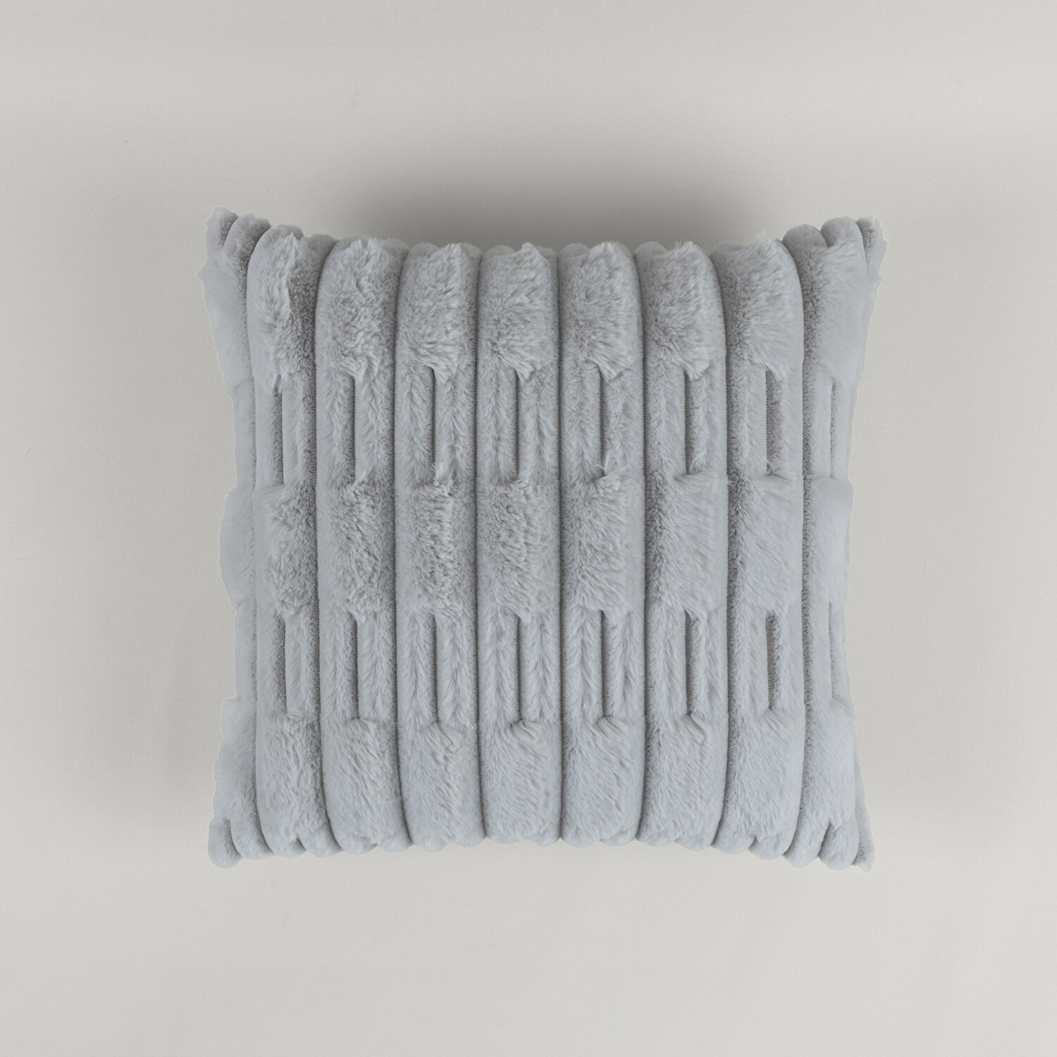 Linens Latrell 45x45 cm Kırlent Kılıfı Gri