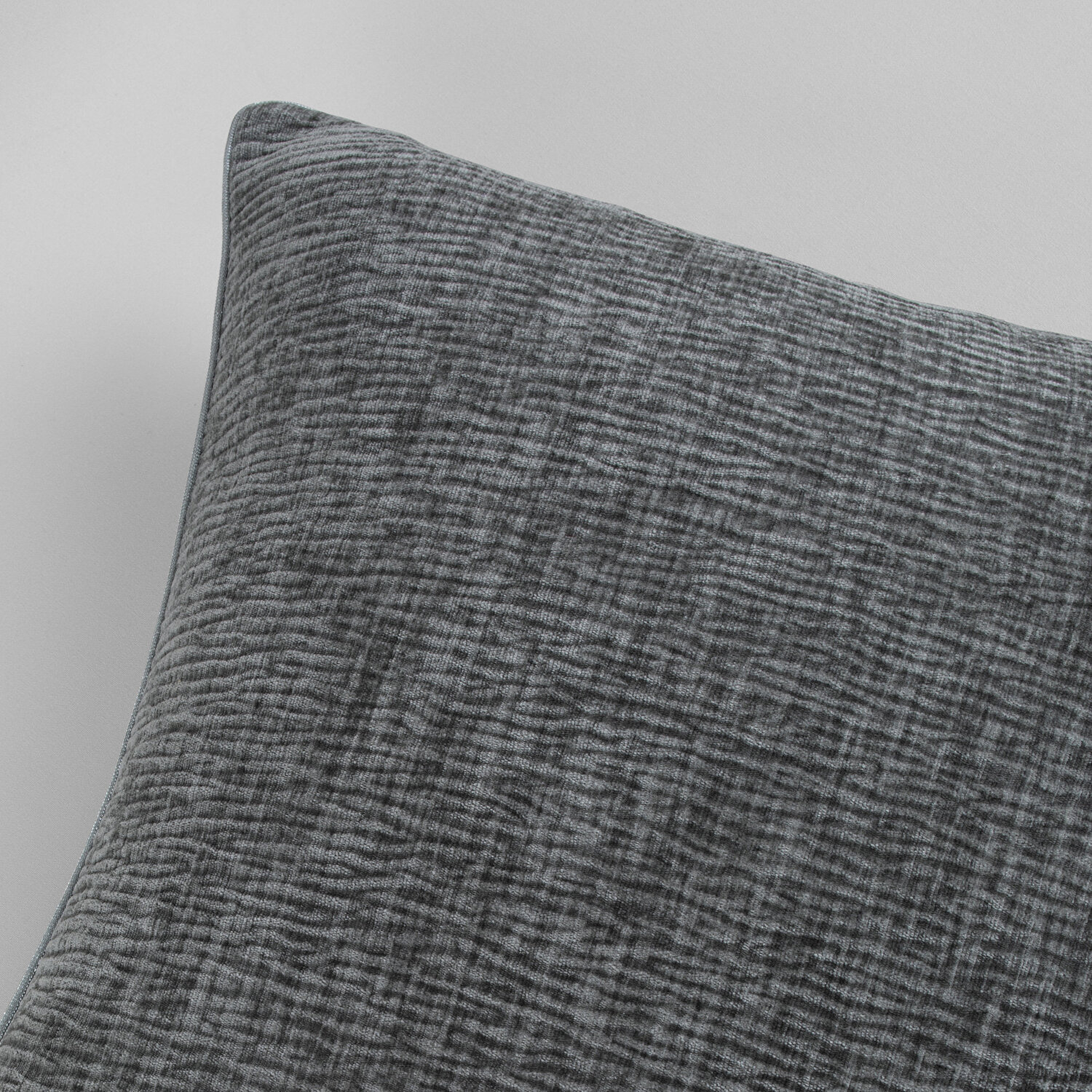 Linens Gracie 45x45 cm Kırlent Kılıfı Antrasit